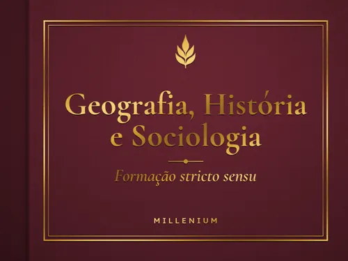 CURSO DE FORMAÇÃO STRICTO SENSU EM GEOGRAFIA/HISTORIA /SOCIOLOGIA